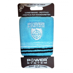 POWER SYSTEM Wrist Sweatband - kolor niebieski